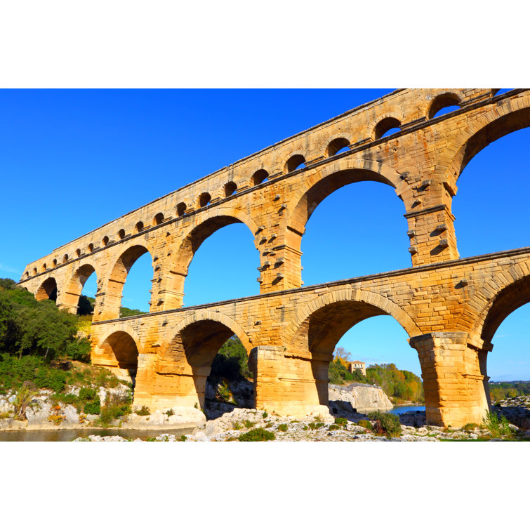 17 Stories The Pont Du Gard by Hramovnick Print Wayfair.co.uk